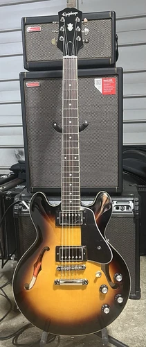 Epiphone ES-339 Semi-Hollow Electric Guitar, Vintage Sunburst