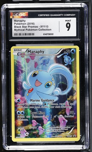 Manaphy graded CGC 9 for sale on eBay