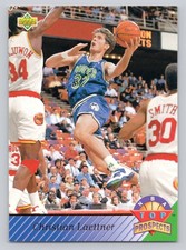 Upper Deck Nba Top Prospects Christian Laettner Rookie Cards #472 Timberwolves