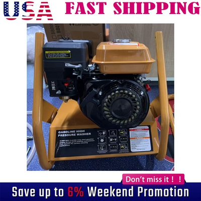 #ad 3950 PSI Gas Pressure Washer 5 Nozzles Gas Powered Washer 6.5HP 2.6GPM 212cc $266.95