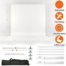 Adjustable Video Studio Backdrop Stand Kit Heavy Duty Photography Background