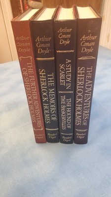 Sherlock Holmes Reader's Digest World's Best Reading Four Book Lot Adventures