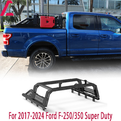 Adjustable Full-Size Bed Rack Roll Bar For 2017-2026 Ford F-250/350 Super Duty