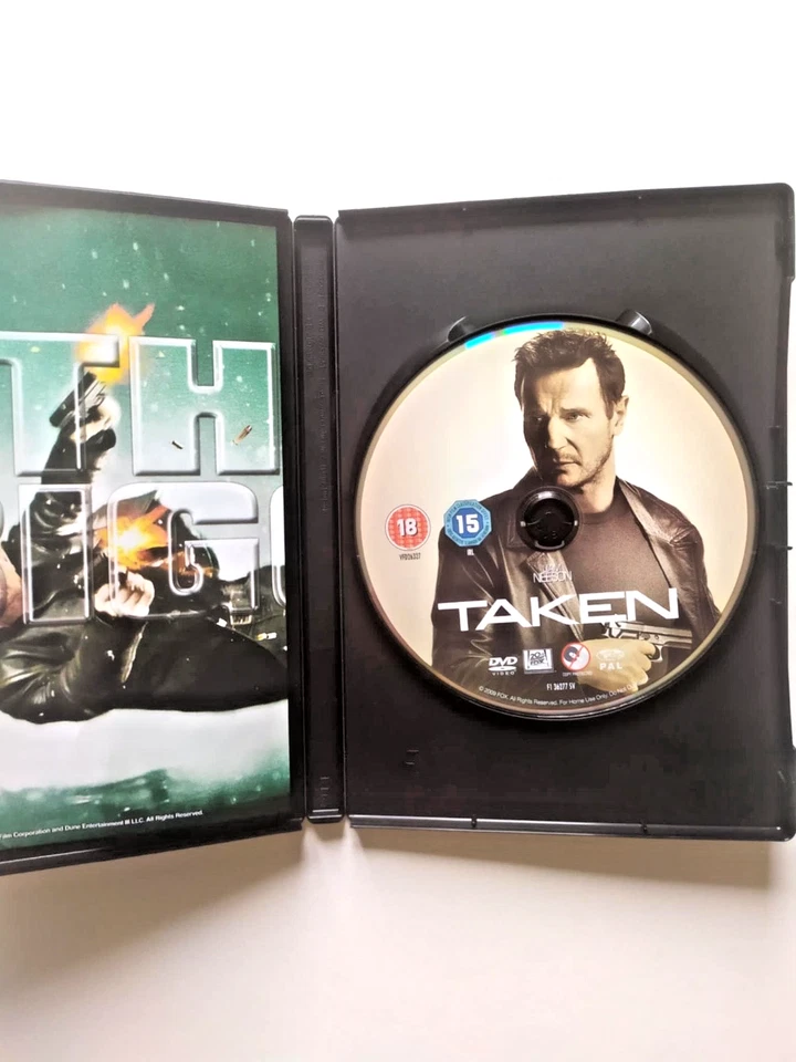Taken - Extended Harder Cut - Liam Neeson - DVD, 2009 -Special Features Included - Image 3 of 3