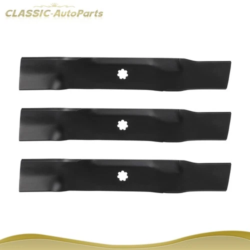 3 Mower Blades For John Deere D155 D160 LA130 LA145 LA155 X165 Z245 Z255