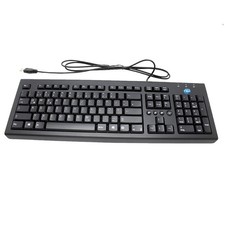 HP TASTIERA TEDESCA LAYOUT DE QWERTZ CABLATA USB CON CAVO COMPUTER FISSO SERVER