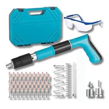 Pistola Sparachiodi Aria Compressa Chiodatrice Cemento Ferro +100 colpi