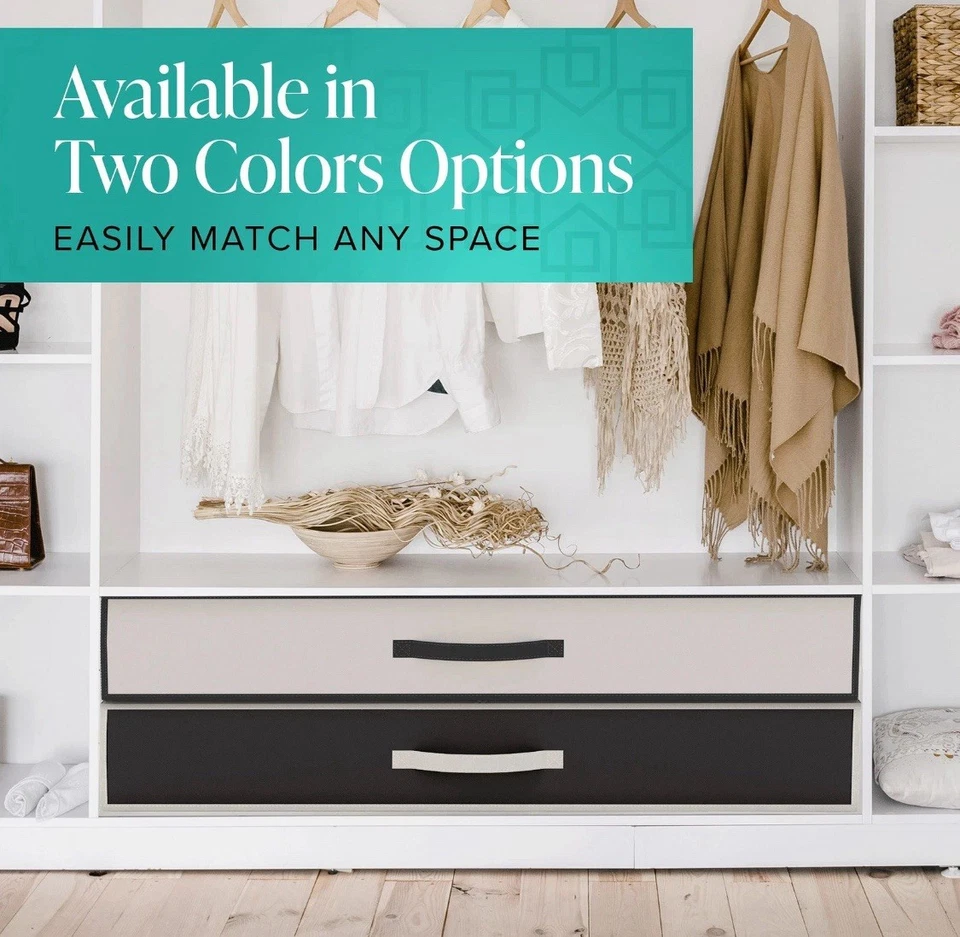 Woffit Under Bed Shoe Storage Organizer Set of 2 Containers, Each Fit 12 Shoes - Image 4 of 4