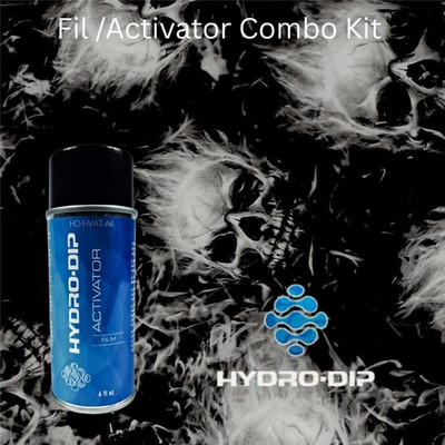 Hydro Dip  Film Activator Combo Kit HD-SKL330 Nuked Skulls (50cm)