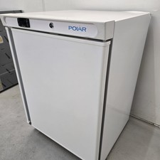 Undercounter Fridge Single 1 Door White 150L Commercial Chilled Kitchen Cater...
