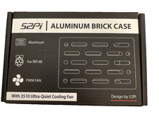 Raspberry Pi 4 Model B Aluminum Case with M.2 SATA SSD Adapter board 3510 Fan
