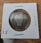 1915 p circulated Barber quarter