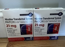 2 Boxes Habitrol Nicotine Patch 21mg - 28 Count