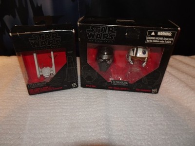 Star Wars Black Series Titanium Lot Of 2 - #01  And #3 -  Helments  - Ship