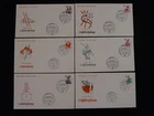 campaign against accidents set of 6 FDC Germany 1972 (2)