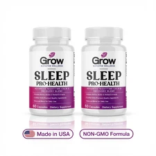 Relaxium Sleep 60 Caps 2 Pack (2 Months Supply) Get the Best Sleep MADE IN USA