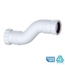 Flexible Waste Trap Pipe Coupling Connector Hose For Bath Kitchen Sink 1/2" 40mm