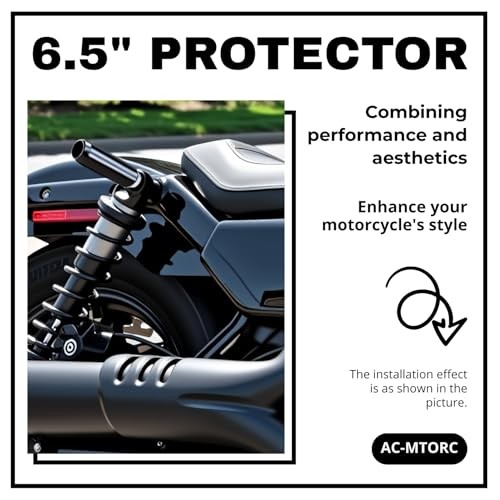 6.5" Upper Shock Mount Frame Sliders Falling Crash Protector 6.5 Inch-Smooth