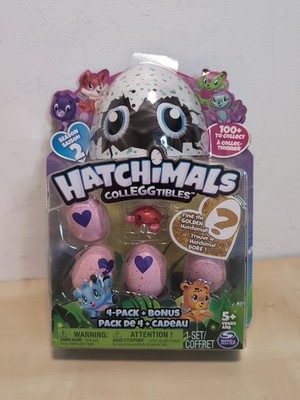 Hatchimals CollEGGtibles 4-Pack+Bonus. Season 2  Pink Eggs  Spin Master-NEW