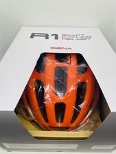 SENA R1 Smart Bluetooth Cycling Helmet - Size Large - Orange- New