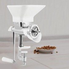 Manual Pet feed Kibble Machine Animal Food Maker Large Capacity Hopper Stainless