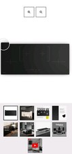 Klarstein Velaire 90cm 4 Ring Induction Hob Black Brand New