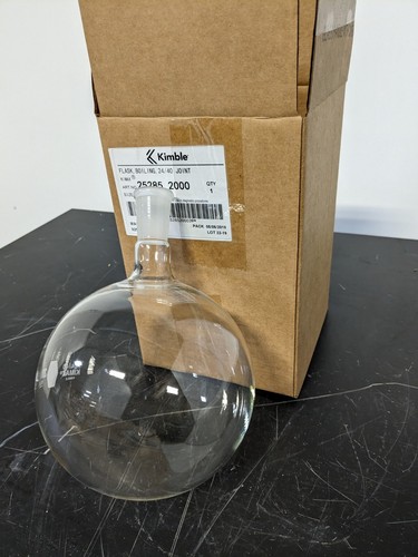 Kimax 2000 ml Einhals-Rundkolben, 24/40 25285 - Bild 5 von 5