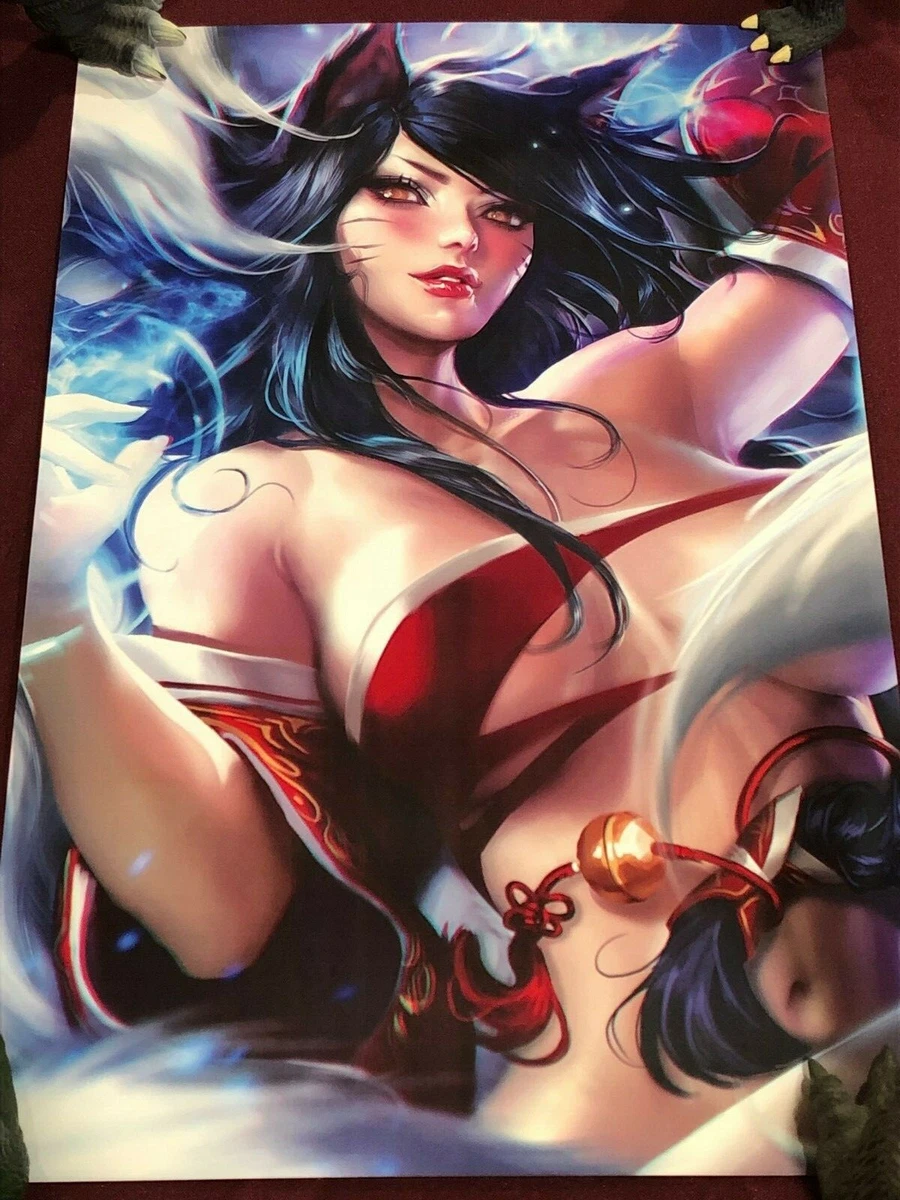 SAKIMICHAN AHRI SEXY HENTAI PIN UP Girl Art 12 X 18 Poster | eBay