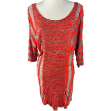 Francesca 's Striped Pull-on Dress Size Medium