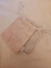 Vellabox Canvas Cinch Bag Lot Of 2  4”x5”