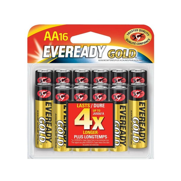 EVEREADY Gold Alkaline AA Batteries 16 Count for sale online eBay