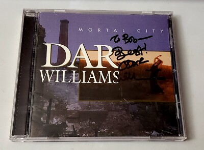 Mortal City CD, Autographed By Dar Williams To BOB, Folk Singer Songwriter Musis