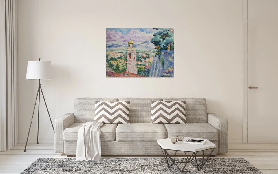 Premium Henri Cross Campanile of Santa Maria Art Poster OR Canvas Size A4 to A1 - Image 3 of 3