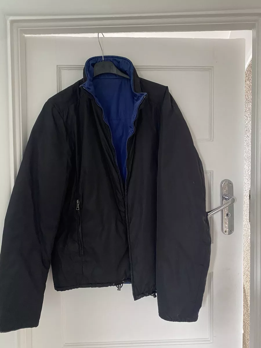 Men's Reversible Navy / black Prada Coat. Size Small | eBay