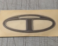 Tracker Boats "T" Raised Emblem Decal TR32915 NEW Chrome