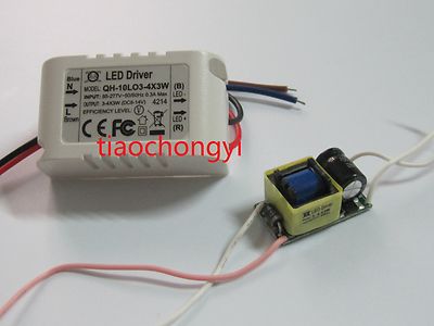 3-4x3 W Watt High Power LED Light lamp Driver Power Supply 85-265V 600mA 3-4x3 W Watt High Power LED Light lamp Driver Power Supply 85-265V 600mA