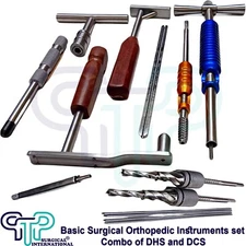 Orthopedic combo of DHS and DCS Instruments Advance Set Surgical By PTP Surgical