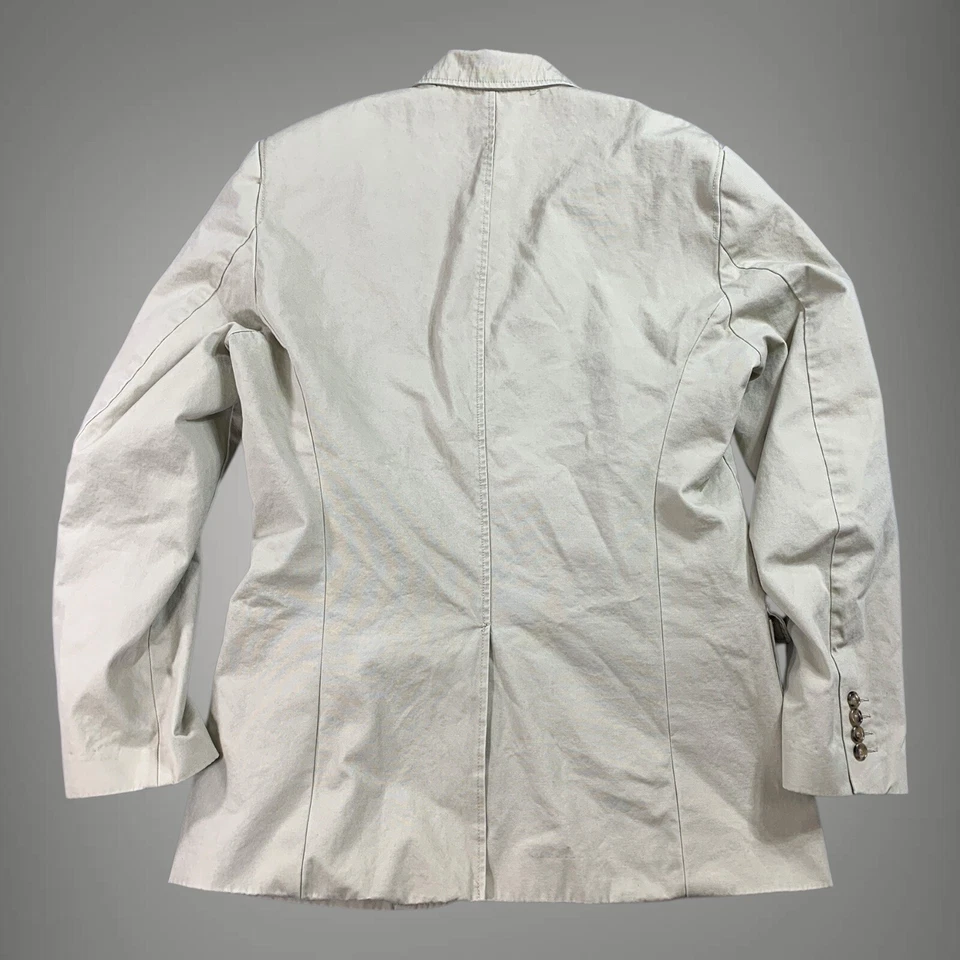 Куртка мужская Eddie Bauerr Blazer L высокая хаки на 3 пуговицах с одним отверстием без подкладки - Изображение 2 из 4