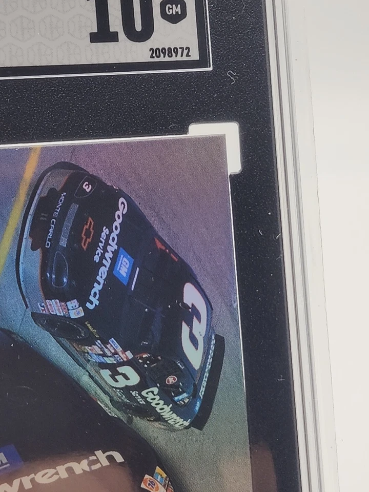 1996 Press Pass Premium Racing Nascar Dale Earnhardt Emerald Proof SP - SGC 10 - Image 4 of 4