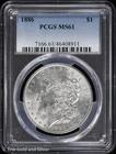 1886-P $1 Morgan Silver Dollar PCGS MS 61 | Uncirculated UNC