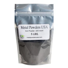 Iron Powder 5LBS cold casting, manufactured USA. Rapid shipping
