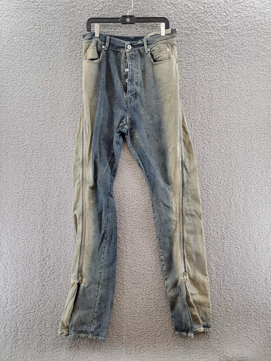 Drkshdw Rick Owens Bolan Banana Oversized Fit Jeans Men's 32