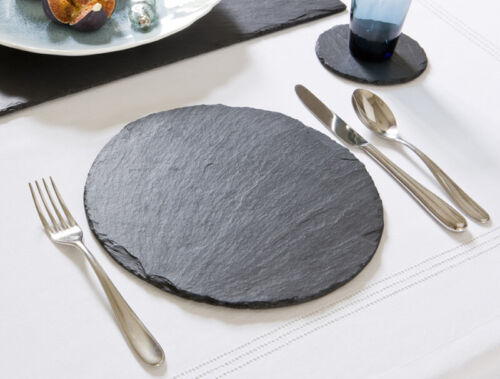 Natural Slate ROUND Placemats  - Picture 1 of 1