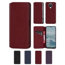 32nd Classic 2.0 - Real Leather Book Wallet Flip Case Cover For Nokia G10 & G20