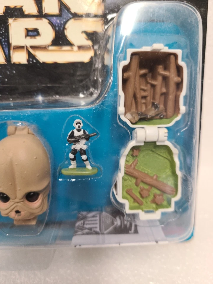 Babero Star Wars Micro Machines Fortuna, Biker Scout Etc Nuevo 1996 Foto 4 de 4