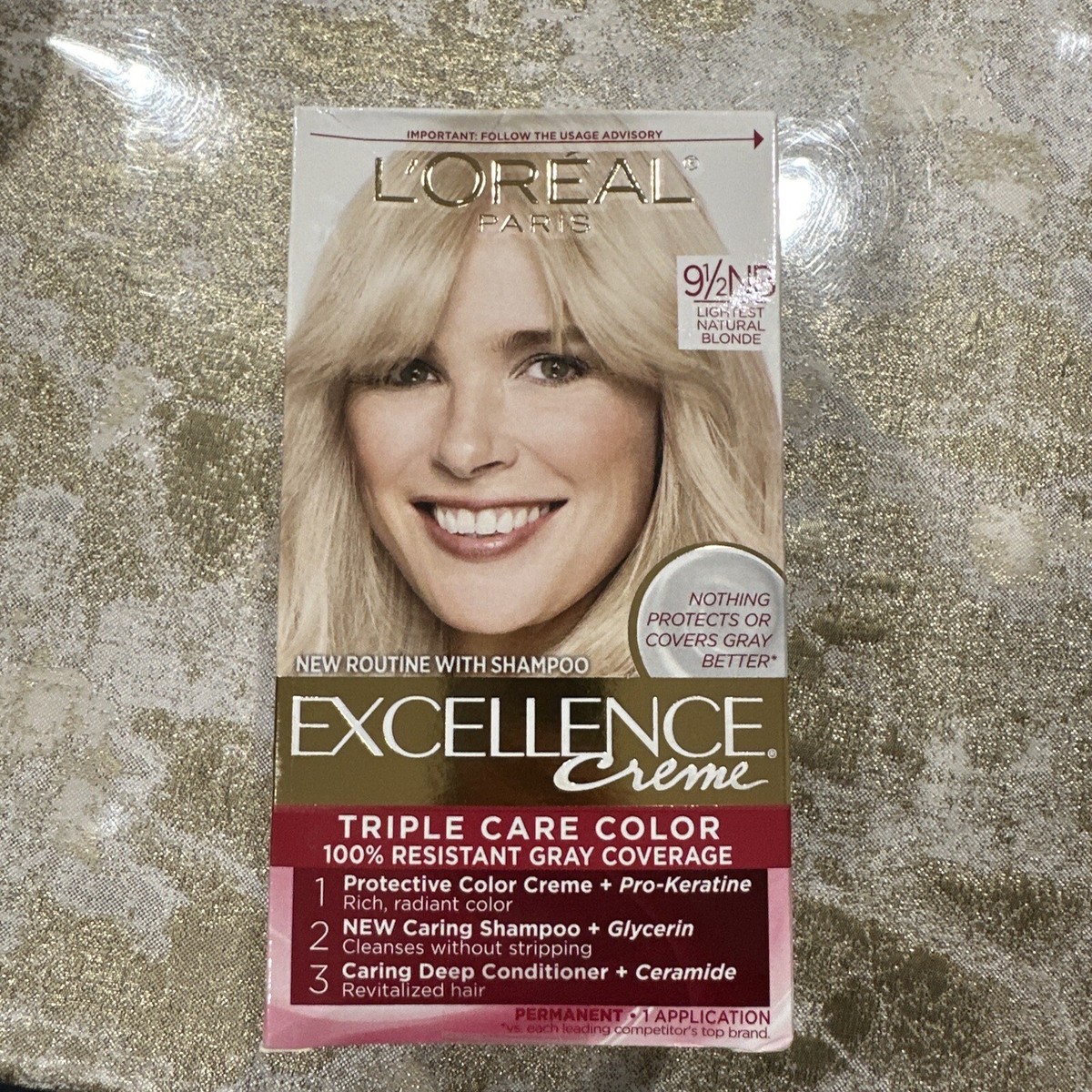 New L'ORÉAL PARIS excellence Cream 9 1/2 NB lightest Natural Blond