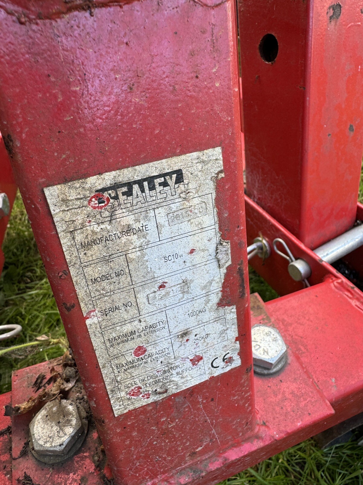 Sealey SC10 Folding Crane Engine Hoist Engine Crane 5024209483957 eBay