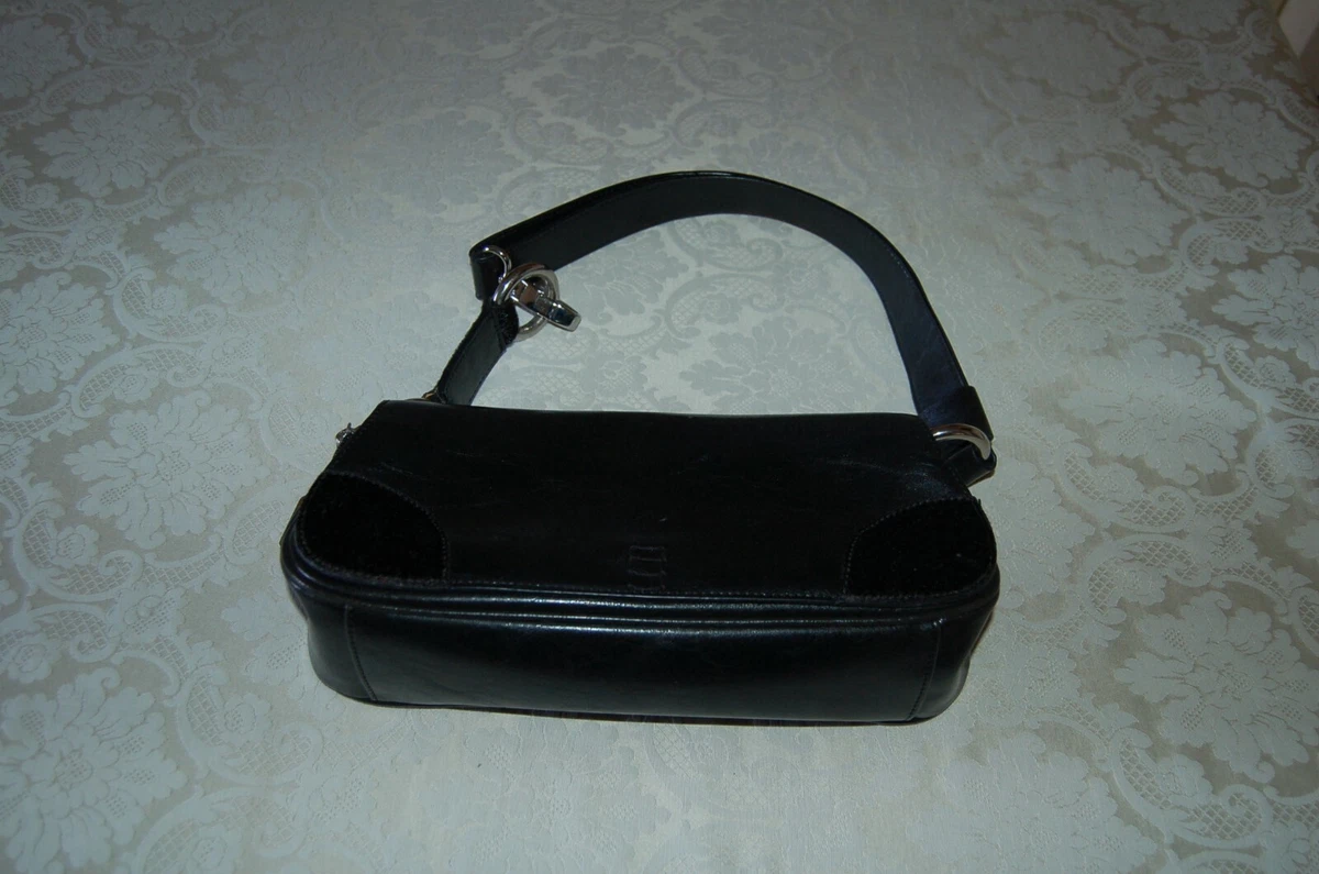 Borsello Coveri Collection In Pelle Sintetica: 22x7x14 Cm, Nero E Marrone, Con Scomparti E Zip, Art. 4862 - 4