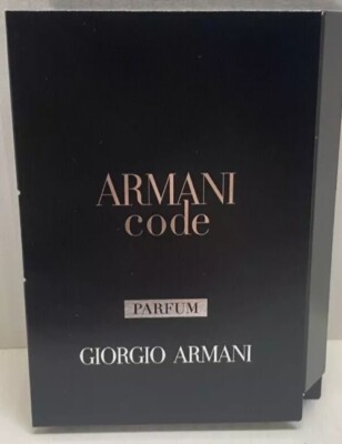 Armani code Parfum Pour Homme Giorgio Armani Sample Spray 0.04oz / 1.2ml, New