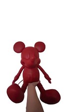 Coach x Disney Mickey Mouse Leather Doll - Collectible NWT - Red Leather